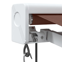 vidaXL Markis automatiskt infällbar 450x300 cm brun