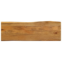 vidaXL Bordsskiva 120x40x2,5 cm levande kant massivt mangoträ