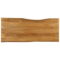 vidaXL Bordsskiva 140x60x2,5 cm levande kant massivt mangoträ