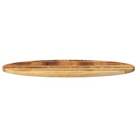 vidaXL Bordsskiva 120x50x2,5 cm oval massivt mangoträ