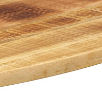 vidaXL Bordsskiva 120x50x2,5 cm oval massivt mangoträ