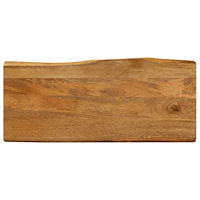 vidaXL Bordsskiva 80x40x2,5 cm levande kant massivt mangoträ