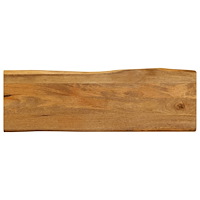 vidaXL Bordsskiva 140x40x2,5 cm levande kant massivt mangoträ