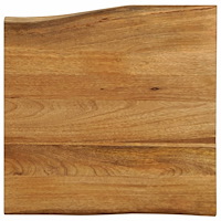 vidaXL Bordsskiva 60x60x3,8 cm levande kant massivt mangoträ