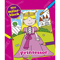 Stevali Mitt målarblock. Prinsessor (häftad)