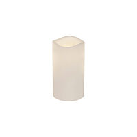 STAR TRADING Blockljus STAR T Paul LED 15cm vit
