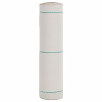 vidaXL Ogräsmatta vit 0,5x25 m PP