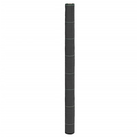 vidaXL Ogräsmatta svart 1,5x10 m PP