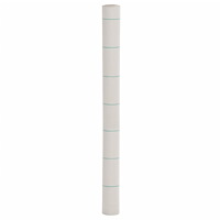 vidaXL Ogräsmatta vit 1,5x50 m PP