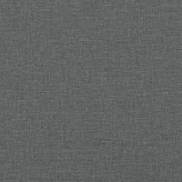 vidaXL Ramsäng med madrass mörkgrå 80x200 cm tyg