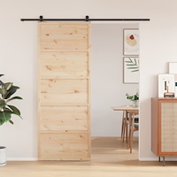 vidaXL Ladugårdsdörr 80x208 cm massiv furu
