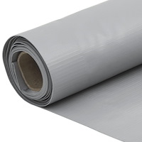 vidaXL Insynsskydd för balkong grå 300x75 cm PVC