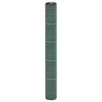vidaXL Ogräsmatta grön 1x25 m PP