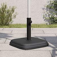 vidaXL Parasollfot för Ø32/35/38 mm stolpar 11 kg fyrkantigt