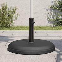 vidaXL Parasollfot för Ø32/35/38 mm stolpar 25 kg rund
