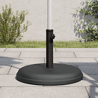 vidaXL Parasollfot för Ø32/35/38 mm stolpar 15 kg rund