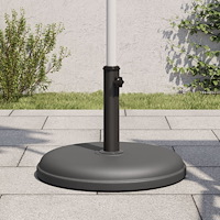 vidaXL Parasollfot för Ø32/35/38 mm stolpar 15 kg rund