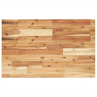 vidaXL Bänkskiva för badrum behandlad 100x50x2 cm massivt akaciaträ