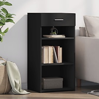 vidaXL Skänk svart 45x42,5x93 cm konstruerat trä