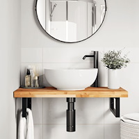 vidaXL Bordsskiva 80x40x4 cm rektangulär massiv akacia