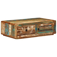 vidaXL Soffbord 89x55x29 cm massivt återvunnet trä