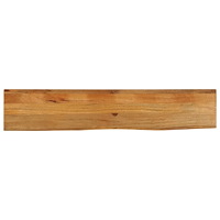 vidaXL Bordsskiva 140x20x2,5 cm levande kant massivt mangoträ