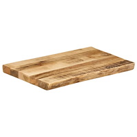 vidaXL Bordsskiva 60x40x2,5 cm levande kant massivt grovt mangoträ