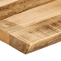vidaXL Bordsskiva 110x40x2,5 cm levande kant massivt grovt mangoträ