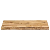 vidaXL Bordsskiva 100x60x3,8 cm levande kant massivt grovt mangoträ