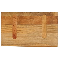 vidaXL Bordsskiva 50x40x2,5 cm levande kant massivt mangoträ