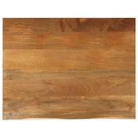 vidaXL Bordsskiva 100x80x2,5 cm levande kant massivt mangoträ