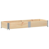vidaXL Odlingslåda 150x50 cm massivt furuträ
