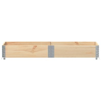 vidaXL Odlingslåda 150x50 cm massivt furuträ