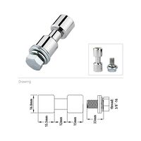 KUPO Kupo KS-013F 17mm Spigot, Chrome-Plated 3/8" Female Threaded