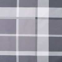vidaXL Palldyna grårutig 60x40x12 cm tyg