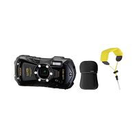 RICOH/PENTAX KIT Pentax WG-90 black incl. floating strap and neoprene case FOC