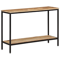 vidaXL Avlastningsbord 100x35x70 cm massivt grovt mangoträ