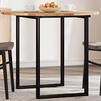 vidaXL Bordsskiva rund Ø90x2 cm massivt akaciaträ