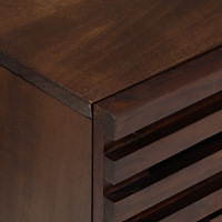 vidaXL Sängbord brun 50x34x60 cm massivt mangoträ
