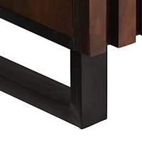 vidaXL Sängbord brun 50x34x60 cm massivt mangoträ