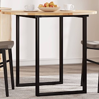 vidaXL Bordsskiva rund Ø90x2 cm massivt akaciaträ