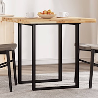 vidaXL Bordsskiva fyrkantig 80x80x4 cm massivt akaciaträ
