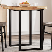 vidaXL Bordsskiva rund Ø80x4 cm massivt akaciaträ