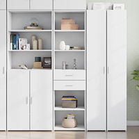 vidaXL Högskåp vit 50x42,5x185 cm konstruerat trä