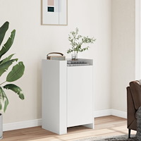 vidaXL Skänk vit 45x35x75 cm konstruerat trä