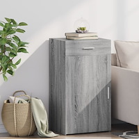 vidaXL Skänk grå sonoma 50x42,5x93 cm konstruerat trä