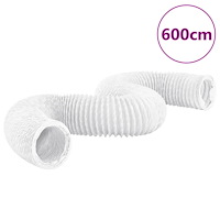 vidaXL Frånluftsslang PVC 6 m Ø10 cm