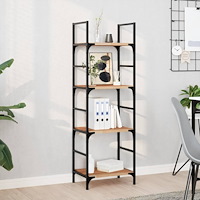 vidaXL Svävande hylla 40x30x2 cm behandlat massivt akaciaträ