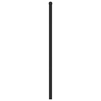 vidaXL Sänggavel brun ek 100 cm konstruerat trä och stål