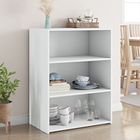 vidaXL Skänk vit 70x41x93 cm konstruerat trä